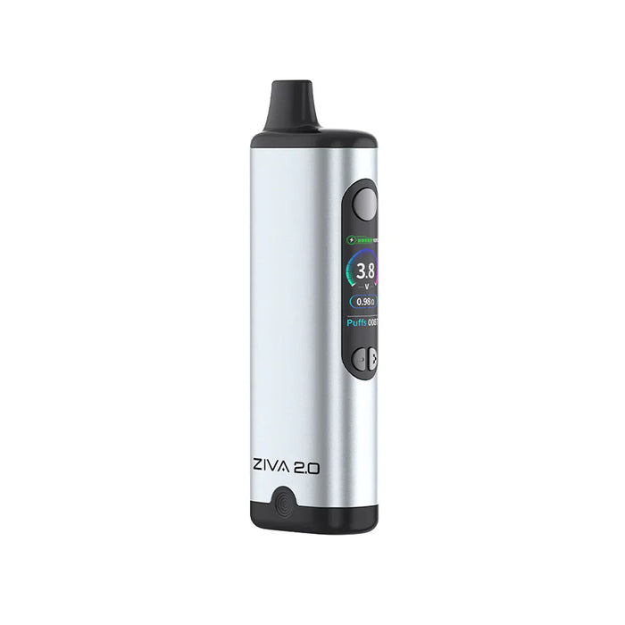 Yocan Ziva 2.0 650mAh 510 thread battery compatible with 2g cartridges for discreet portable vaping.