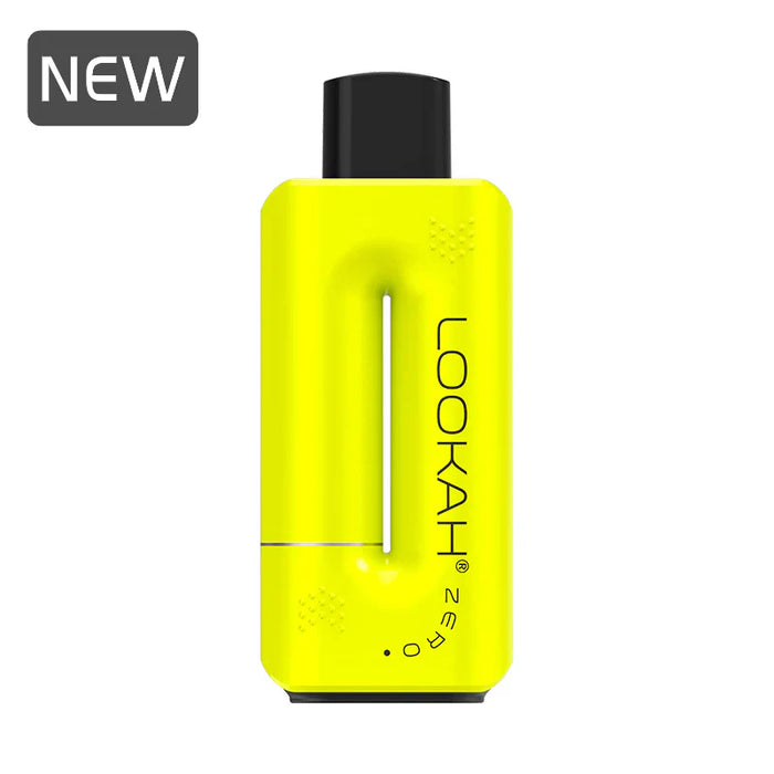 Vaper using the Lookah Zero battery, highlighting its discreet design for on-the-go use.