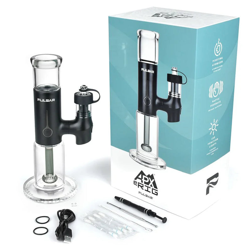 APX eRig Vaporizer - Sleek and Efficient Electric Dab Rig Design