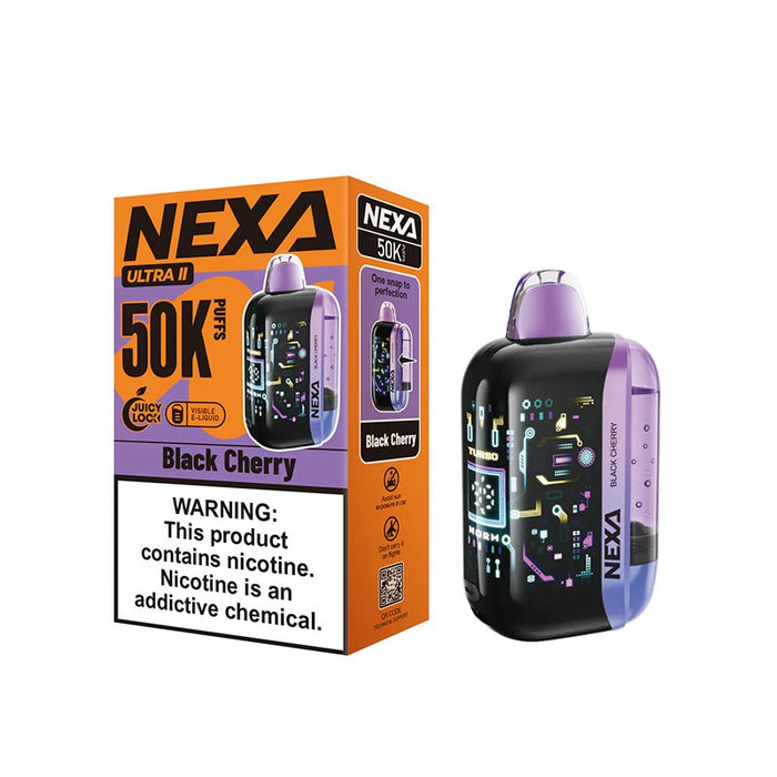 Compact NEXA Ultra 2 Disposable Vape for on-the-go vaping with premium flavor and vapor output.