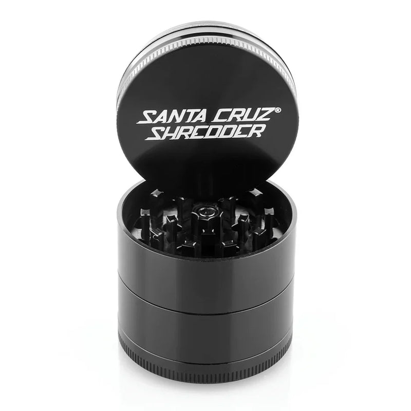 Santa Cruz Shredder 4-Piece Herb Grinder – Medium Size, 2 1/8" Diameter, Assorted Colors – Premium Quality at Vivant Store.