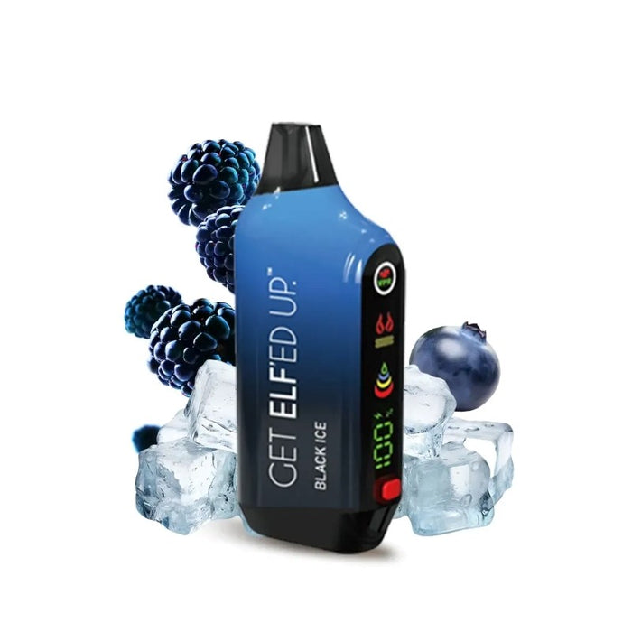 Strawberry Banana flavor Get ELF'ED Up 32K disposable vape with airflow control