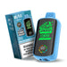 Smart disposable vape with Pip-boy style green display screen for easy monitoring.