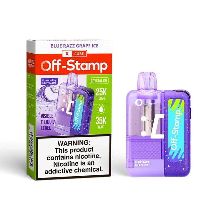 Off-Stamp X Cube 35K dual mesh coil disposable vape for smooth MTL vaping – MistVapor