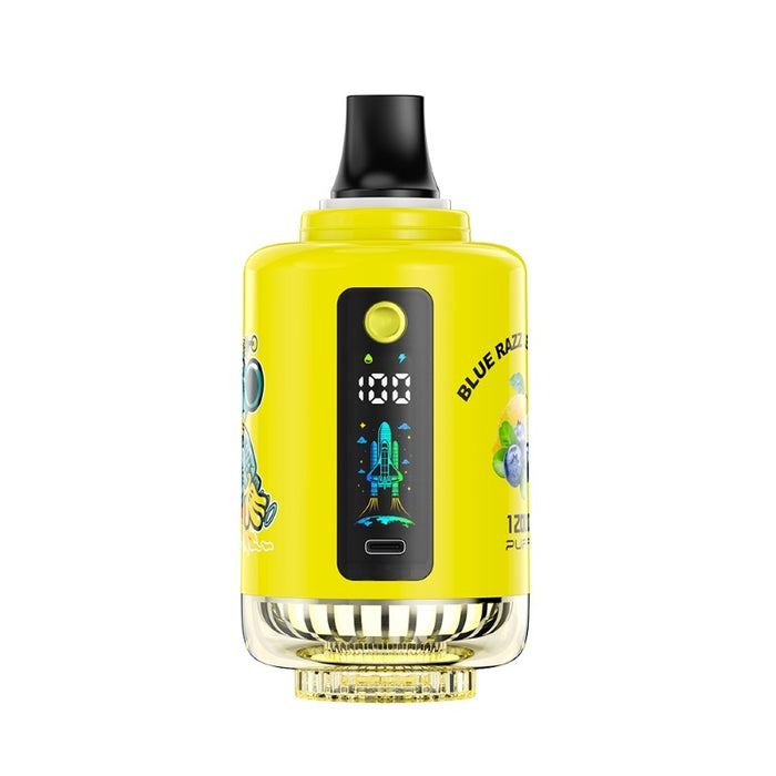 ATVS 120K hookah with RGB dazzle color light for a premium vaping experience.