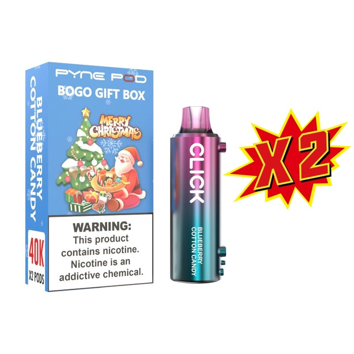 Pyne Pod Click 40K BOGO disposable pod with 20ml prefilled e liquid per pod