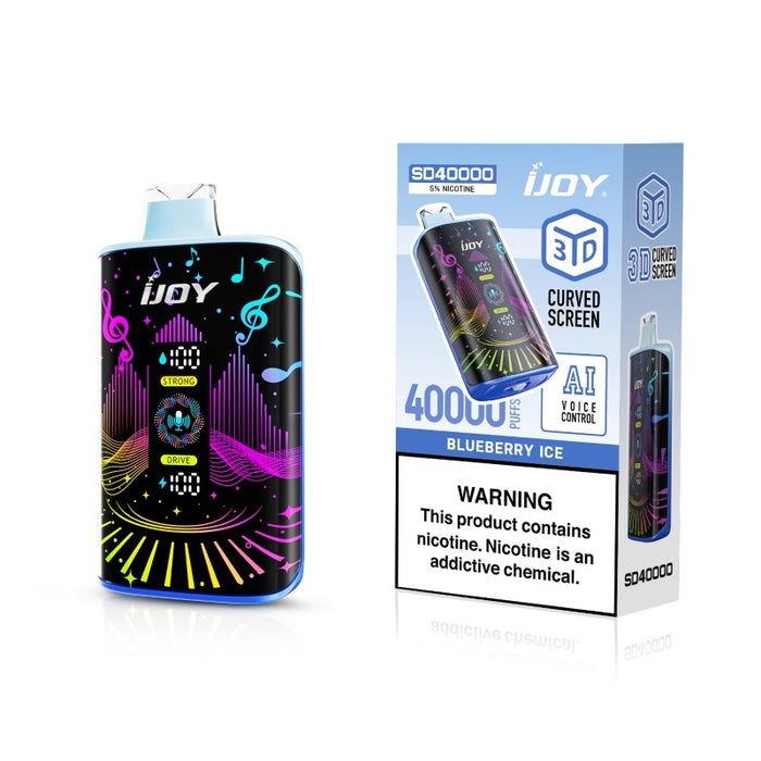 Buy the iJoy Bar SD40000 Disposable Vape with voice-activated control at MistVapor and enjoy long-lasting performance.