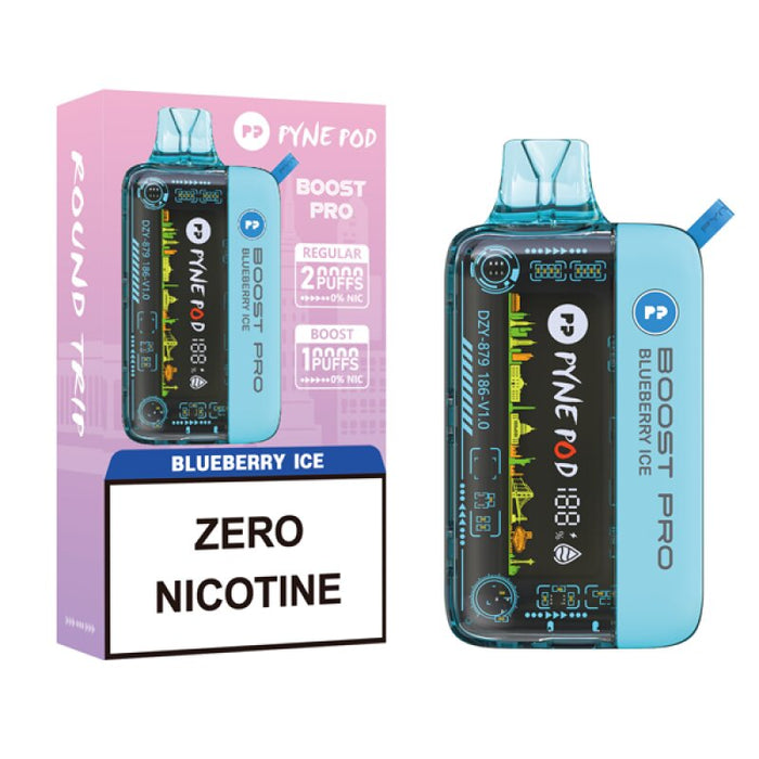 Pyne Pod Boost Pro 20K Zero Nicotine Disposable Vape 0%