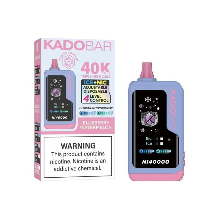 Shop the Kado Bar NI40000 Disposable Vape in flavors like Miami Mint and Chilled Aloe Mango.