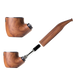 Sherlock-style 510-thread battery with auto-draw and button activation for smooth hits.