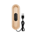 Premium wood charging dock with anti-slip design for PAX devices.
