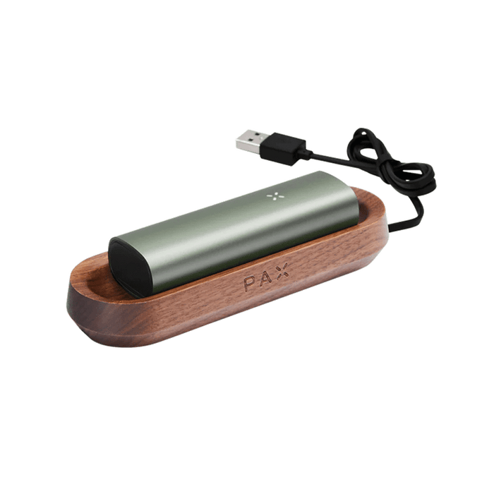 Custom solid wood charging tray exclusively for PAX vaporizers.