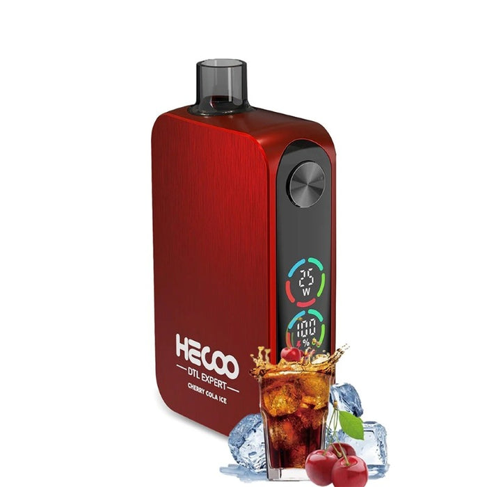 Hecoo Space 30K Disposable Vape with spearmint, strawberry gum, and tropical flavors.