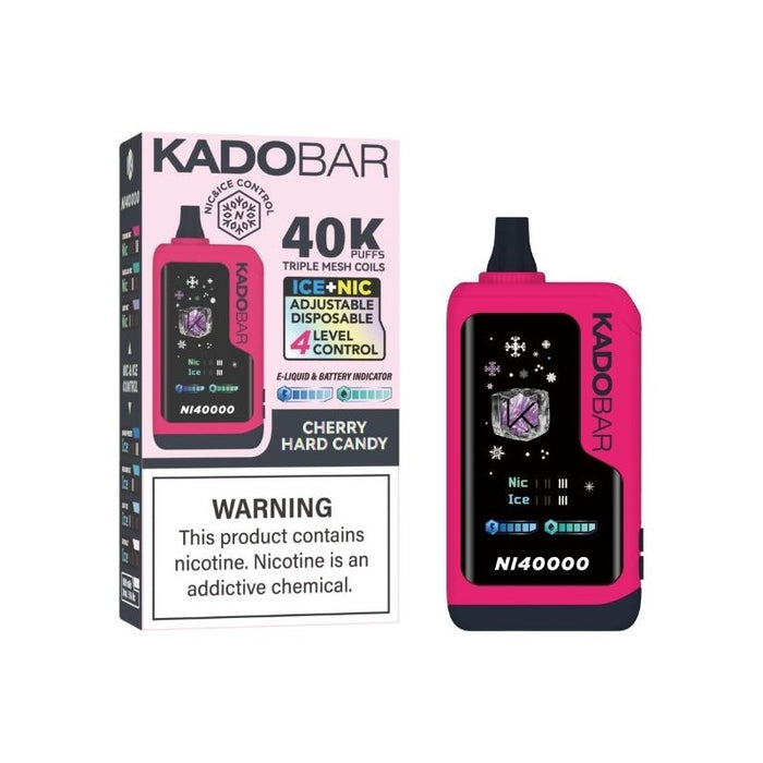 Enjoy smooth MTL vaping with the Kado Bar NI40000 disposable device at MistVapor.