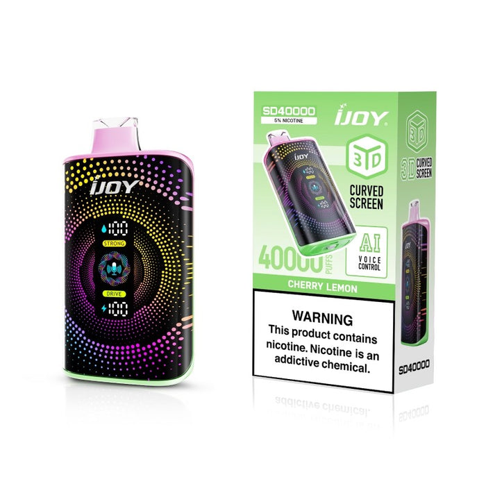 Shop iJoy Bar SD40000 40,000 puffs AI Disposable Vape with voice control at MistVapor online store.