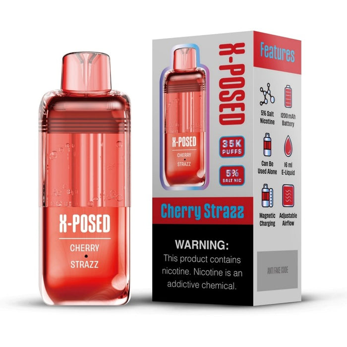 Shop X-Posed Disposable Pod with Crystal 360° View Tank to monitor your vape juice in real time