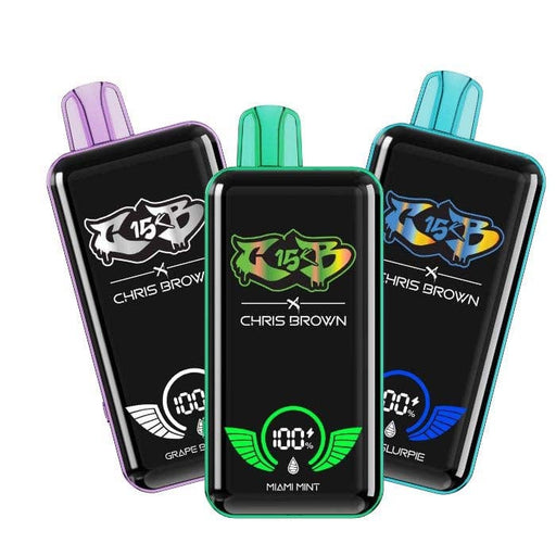 Chris Brown CB15K disposable vape at mistvapor.