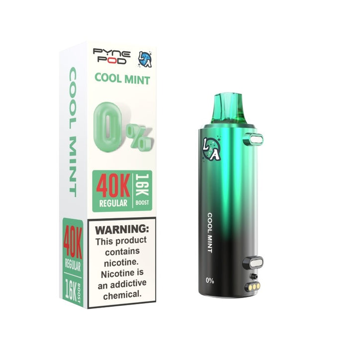 Pyne Pod L&A 40K zero nicotine disposable pod offering up to 40000 puffs