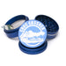 Aircraft grade aluminum Croc Crusher grinder with pollen catcher and kief chamber