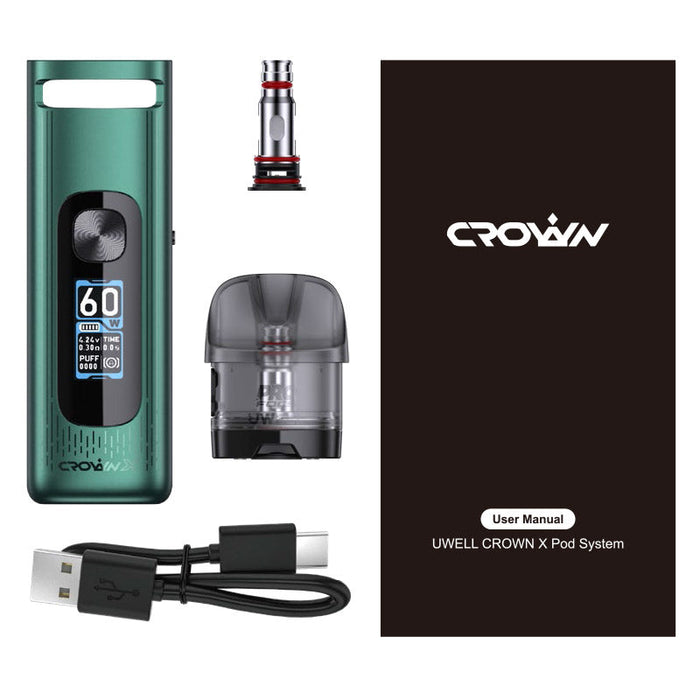 Uwell Crown X 60W Pod System Kit 1500mAh