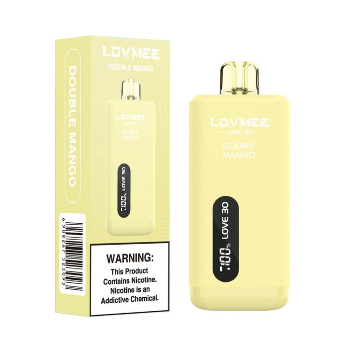 LOVMEE Love 30K vape with pre-filled e-liquid and 5% nicotine strength for smooth flavor.