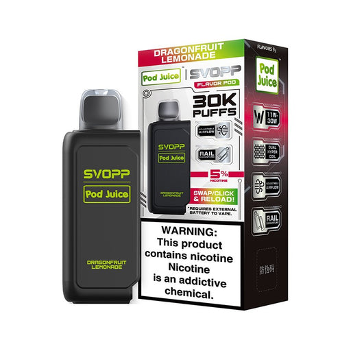 Buy OXBAR X Pod Juice SVOPP 30K vape with up to 30,000 puffs for long-lasting vaping sessions.