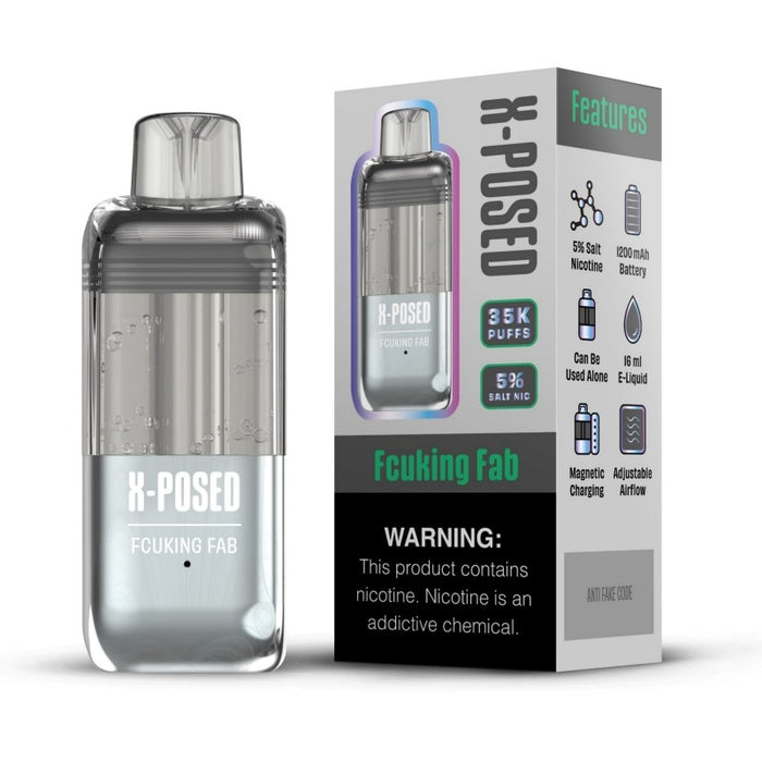 Dual mesh coil X-Posed refill pod designed for stronger flavor and smoother nicotine hits.