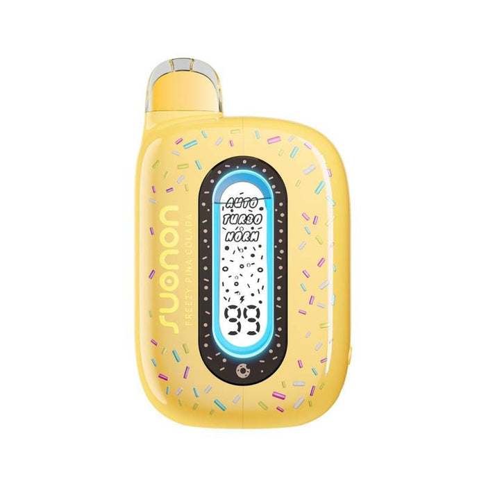 Turbo mode Suonon Donete 50K disposable vape with 30K puff capacity and rich flavor output.