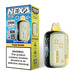 NEXA PIX vape in Strawberry Ice flavor with Juicy Lock sealed e-liquid system for fresh taste