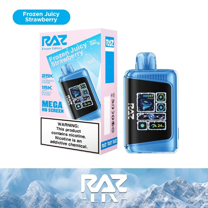 RAZ LTX 25K Disposable Vape 16ml 5%