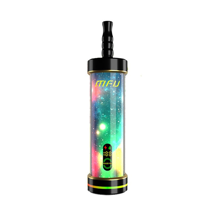 Blackcurrant Bomb MFU Shisha X2 60K disposable vape with adjustable airflow for customized vaping.