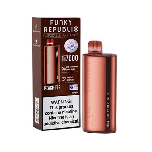 Funky Republic Ti7000 Disposable Vape - Salt Nicotine Level
