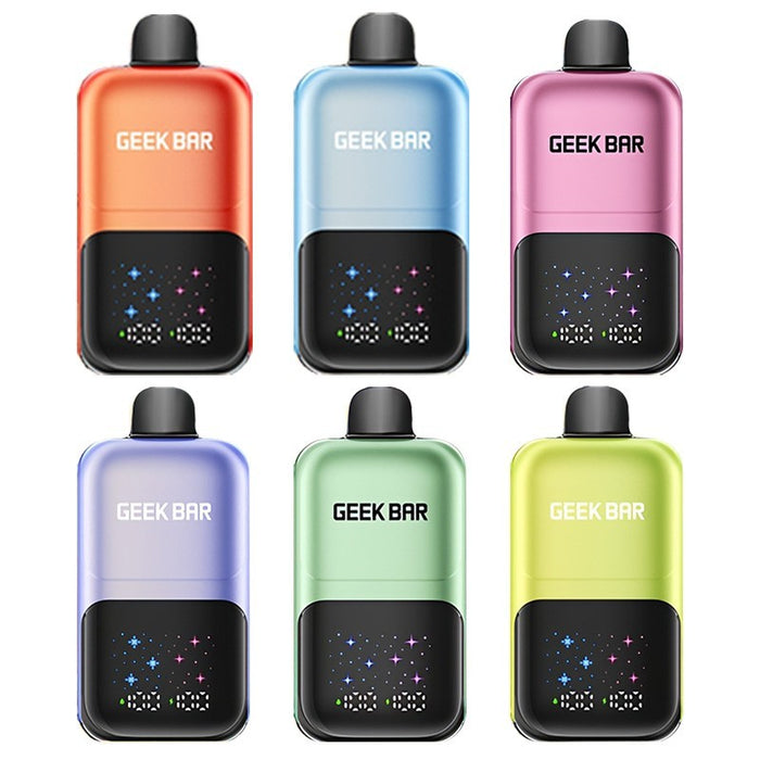 Geek Bar Ice Prince 50K disposable vape with large LED display and 50,000 puffs available at MistVapor online vape shop