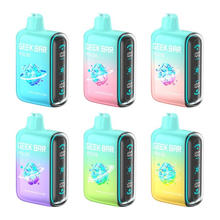 Geek Bar Pulse 15000 Frozen Edition Disposable Vape Kit 16ml