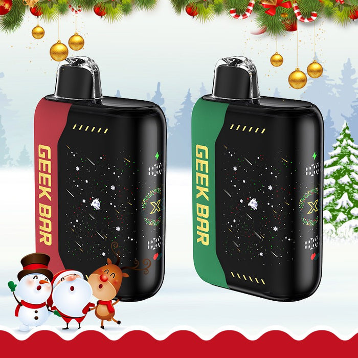 🎄 Geek Bar Pulse X 25K Christmas Edition Disposable Vape 18ml 5% 25000 Puffs