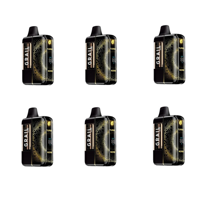 Grail G550 50K disposable vape with 5% nicotine and up to 50,000 puffs for long-lasting flavor.