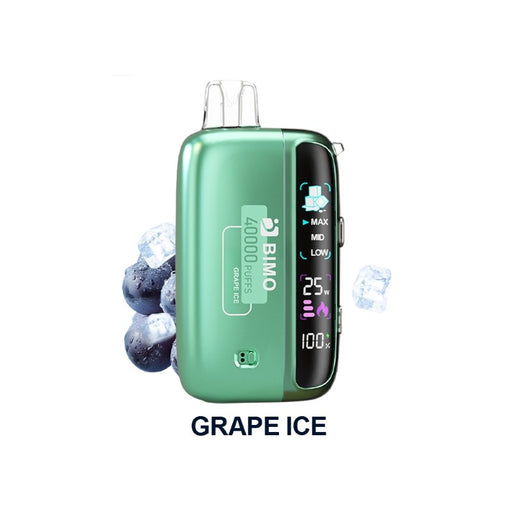 Bimo Felxy 40K disposable vape adjustable ice levels from zero to frozen