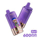 Flavorful WASPE 60K 3-in-1 disposable vape with triple mesh coils and high nicotine strength for smooth hits.