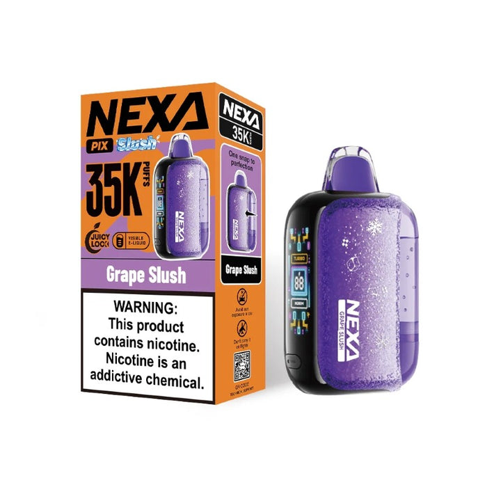 Buy NEXA PIX 35K disposable vape with 35,000 puffs and smooth or turbo vaping modes at MistVapor