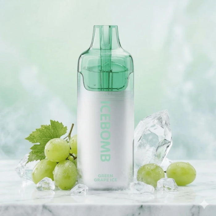 Strawberry Ice ICEBOMB 18K Disposable Vape delivering smooth and flavorful hits.