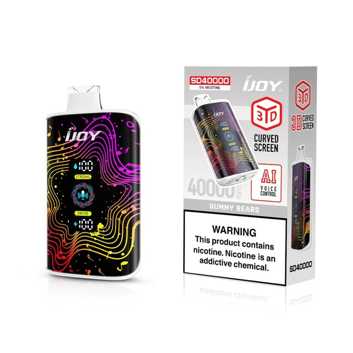 MistVapor offers the iJoy Bar SD40000 Disposable Vape with advanced AI voice commands.