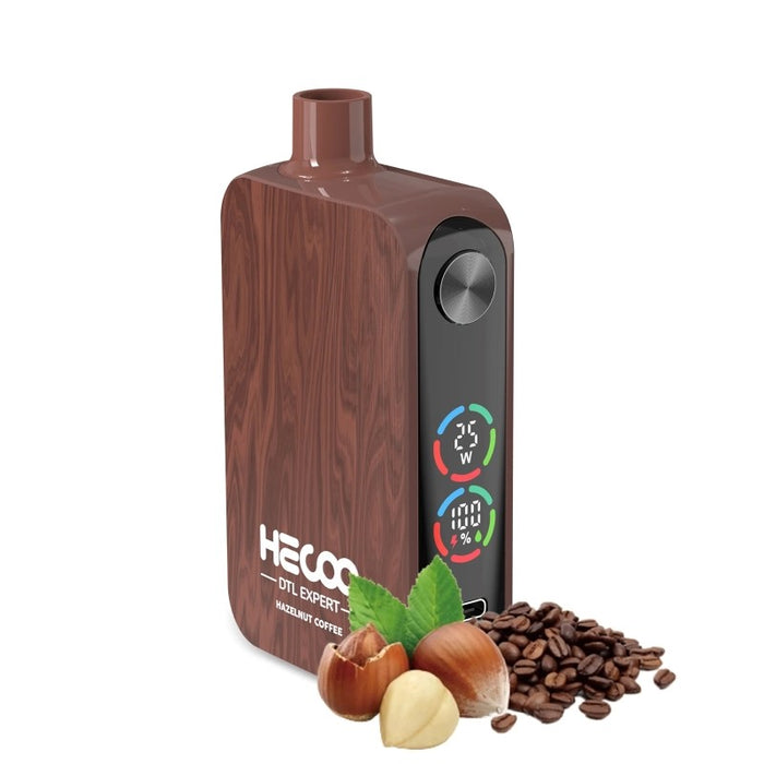 Premium Hecoo Space 30K Vape with 15W, 20W, and 25W output levels for perfect DTL hits.