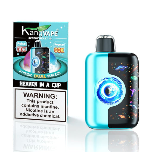 USB Type-C charging and childproof lock for added safety on the Kangvape Speedy Beast X 60K vape.
