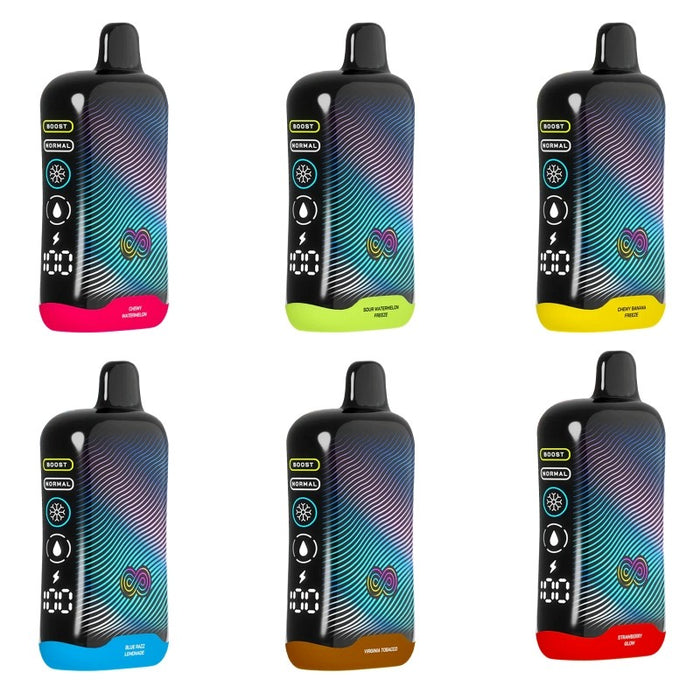 Hyppe Infiniti 50K disposable vape with 360-degree digital display at MistVapor online vape shop.