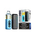 Lookah Oilio Meteor 35K disposable vape offering normal and boost vaping modes