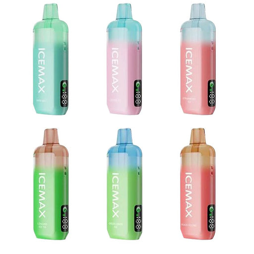 Icemax 12K Disposable Vape with 12,000 puffs and 3% nicotine strength at MistVapor online vape shop.