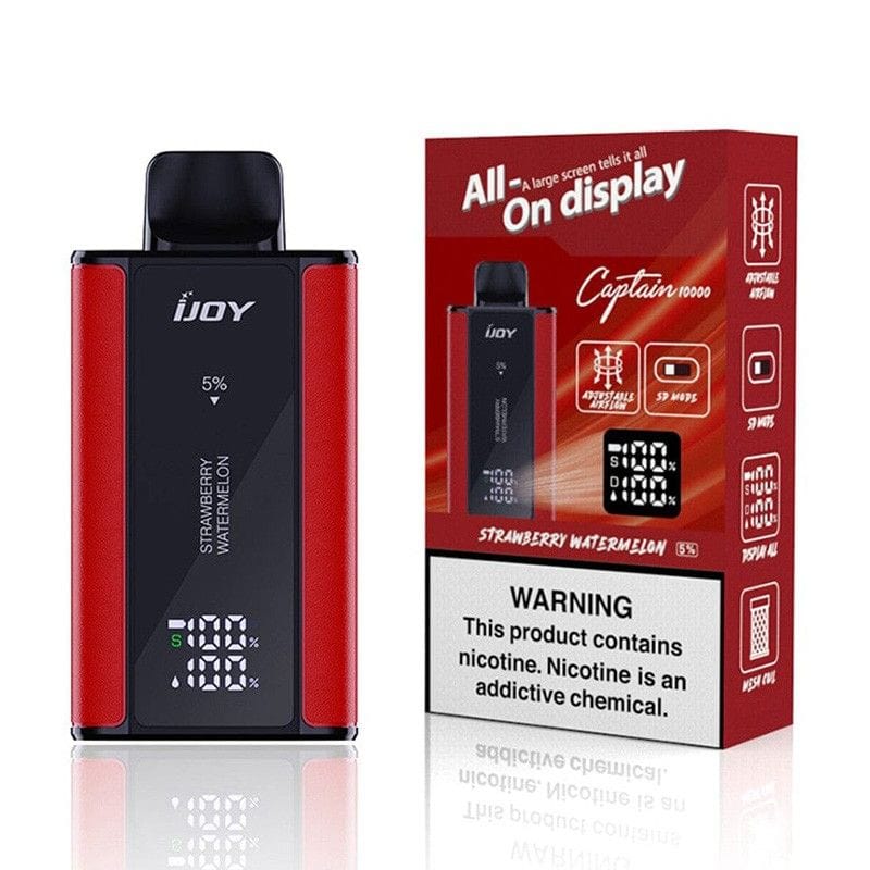 IJOY Captain 10000 disposable vape with 20 flavors