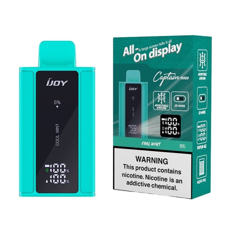 IJOY Captain 10000 with large screen display
