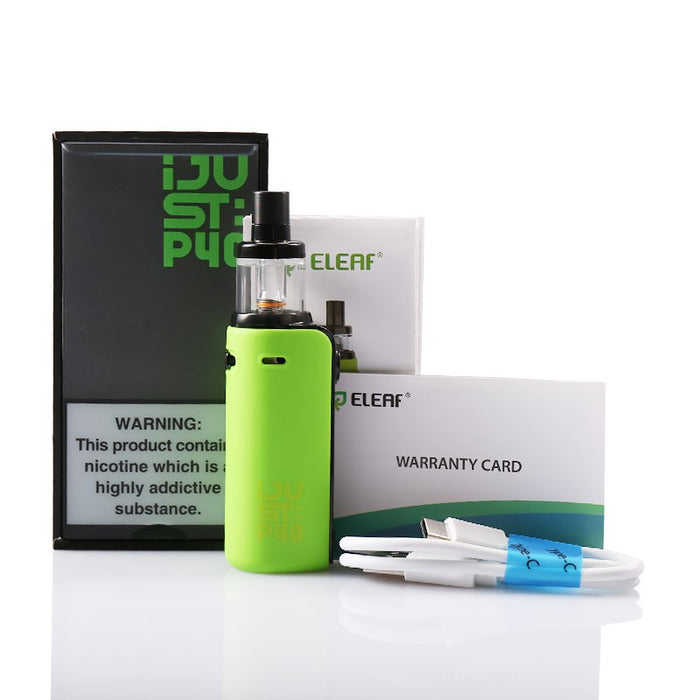 High-capacity 1500mAh Eleaf iJust P40 Pod Mod Kit.