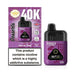Dual-mode Dinner Lady Desserts 40K vape with Normal and Boost modes for sweet and creamy flavors.